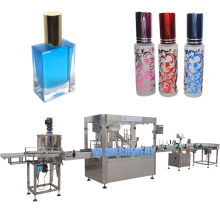 60ml 100ml Automatic liquid bottle filling machine, spray perfume filling and capping machine